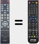 Comando &agrave; dist&acirc;ncia substituto de RC005NA (30701025800AM)