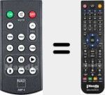 Comando à distância substituto de AMP4 (350000063)