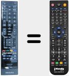 Comando &agrave; dist&acirc;ncia substituto de CT-90345 (REMCON1231)