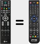 Comando à distância substituto de RC276 (6710900010G)