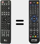 Comando &agrave; dist&acirc;ncia substituto de 6710CDAQ05E