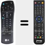 Comando &agrave; dist&acirc;ncia substituto de 6711R1P019B