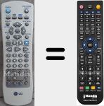 Comando à distância substituto de 6711R1P065B