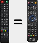 Comando &agrave; dist&acirc;ncia substituto de 845CX510T1704730H