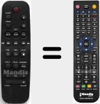 Comando à distância substituto de 9178008690
