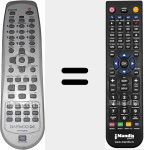 Comando &agrave; dist&acirc;ncia substituto de 97P1RA2FB0