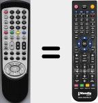 Comando &agrave; dist&acirc;ncia substituto de RCNLC32PW