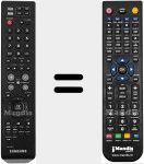 Comando à distância substituto de AH59-01907G