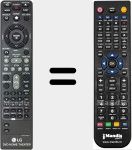 Comando &agrave; dist&acirc;ncia substituto de AKB37026853