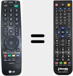 Comando à distância substituto de AKB69680424