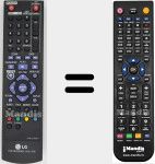 Comando &agrave; dist&acirc;ncia substituto de AKB73155301