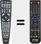 Comando à distância substituto de AVR 3500