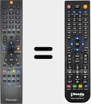 Comando &agrave; dist&acirc;ncia substituto de AXD1551