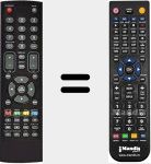 Comando à distância substituto de MW26BL