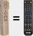 Comando à distância substituto de DAC 9