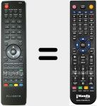 Comando à distância substituto de RC042