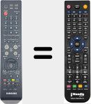 Comando &agrave; dist&acirc;ncia substituto de TM87B (BN5900517A)