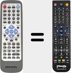 Comando &agrave; dist&acirc;ncia substituto de BOM002