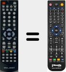 Comando à distância substituto de BSV19185