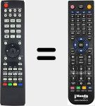 Comando à distância substituto de BT3549HD
