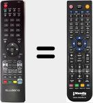 Comando &agrave; dist&acirc;ncia substituto de RC063