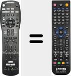 Comando à distância substituto de 321 GSX