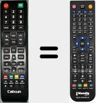 Comando à distância substituto de EC24Z2