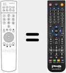 Comando à distância substituto de CONTROL 150 TV
