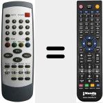 Comando à distância substituto de REMCON930