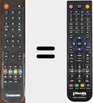 Comando à distância substituto de CH32G6HD-T1