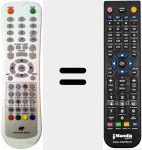 Comando &agrave; dist&acirc;ncia substituto de CETVLCD156SDB2