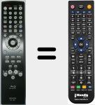 Comando à distância substituto de RC-1091 (9H2307000750D)