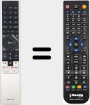 Comando &agrave; dist&acirc;ncia substituto de ERF6Q64H