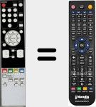 Comando &agrave; dist&acirc;ncia substituto de NF004RD
