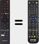 Comando à distância substituto de TS1-R5 NETFLIX (759551845000)