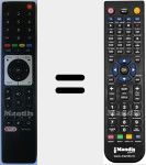 Comando à distância substituto de TS3-R6 NETFLIX (759551851400)
