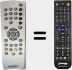 Comando à distância substituto de TELE PILOT 156C (720116300000)