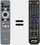 Comando à distância substituto de H65S9UG PRO (0530068944)