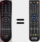 Comando &agrave; dist&acirc;ncia substituto de I-DISPLAY9019