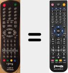 Comando &agrave; dist&acirc;ncia substituto de Iled19 (ILED19SGB04)