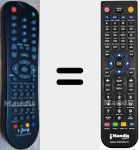 Comando &agrave; dist&acirc;ncia substituto de I-Display 9022