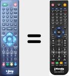 Comando à distância substituto de Idisplay9119