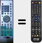 Comando à distância substituto de TL1510BTP