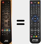 Comando &agrave; dist&acirc;ncia substituto de LT-58HV92