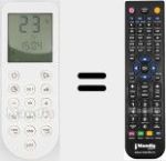 Comando à distância substituto de KPT-2000B 5209L