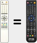 Comando &agrave; dist&acirc;ncia substituto de LCD42HDTK