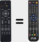 Comando à distância substituto de LCDTV19111 (20539611)