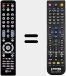 Comando &agrave; dist&acirc;ncia substituto de MKJ61841702