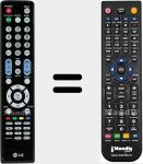 Comando &agrave; dist&acirc;ncia substituto de MKJ61842701