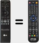 Comando &agrave; dist&acirc;ncia substituto de AKB36160901